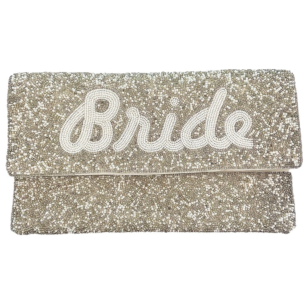 Bride Beaded Clutch - Jackie Z Style Co.