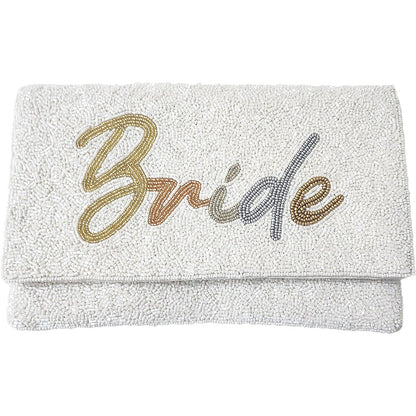 Bride Tonal Clutch - Jackie Z Style Co.