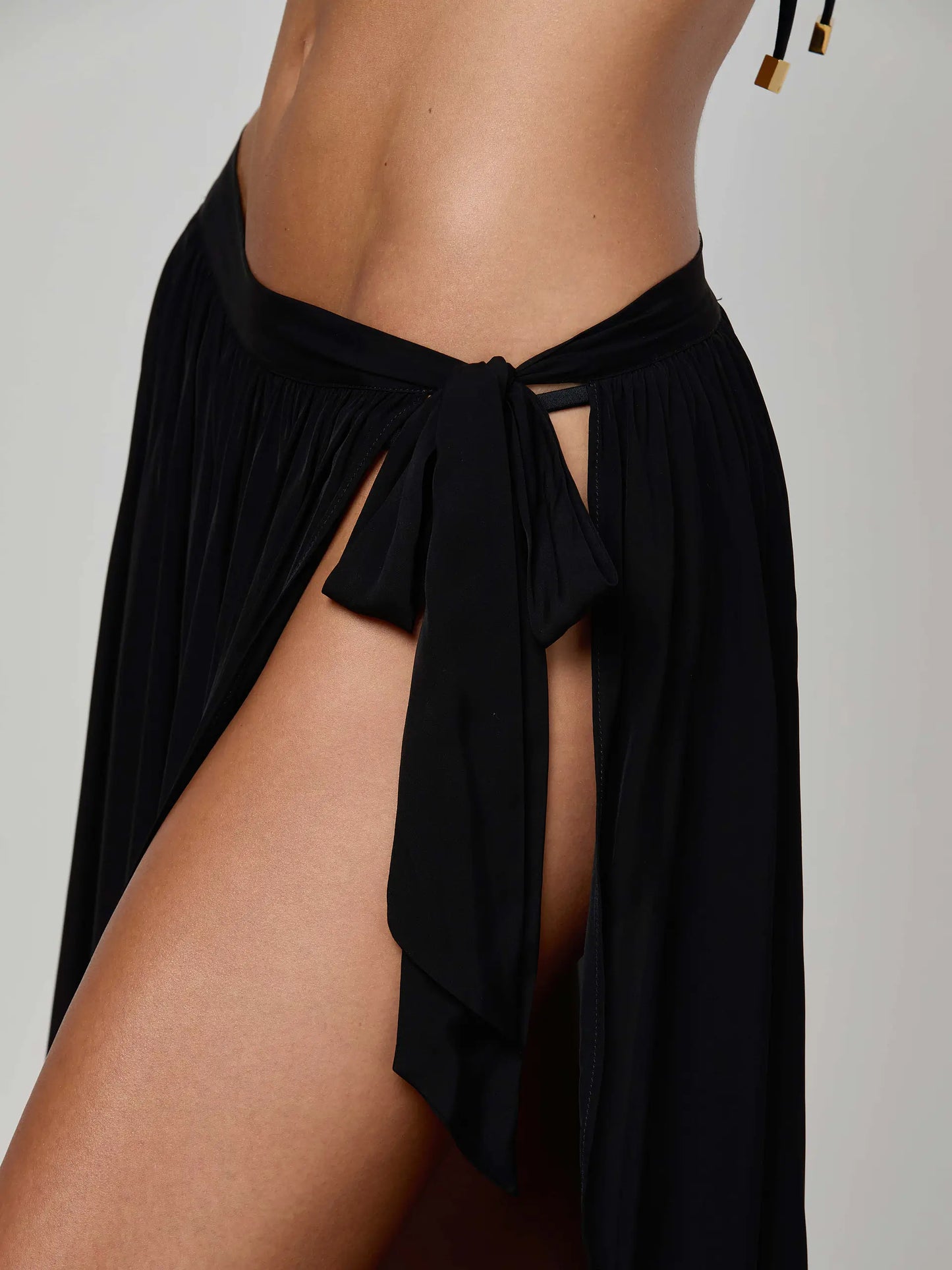 Klaire Cover-Up Skirt Black - L'AGENCE