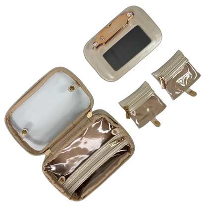 LITTMINI Lighted Mirror Case Pearl - PurseN