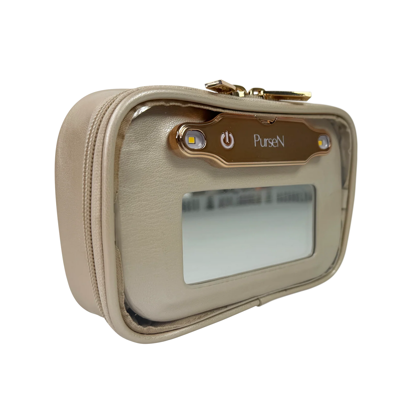 LITTMINI Lighted Mirror Case Pearl - PurseN