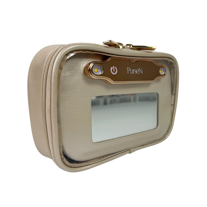 LITTMINI Lighted Mirror Case Pearl - PurseN