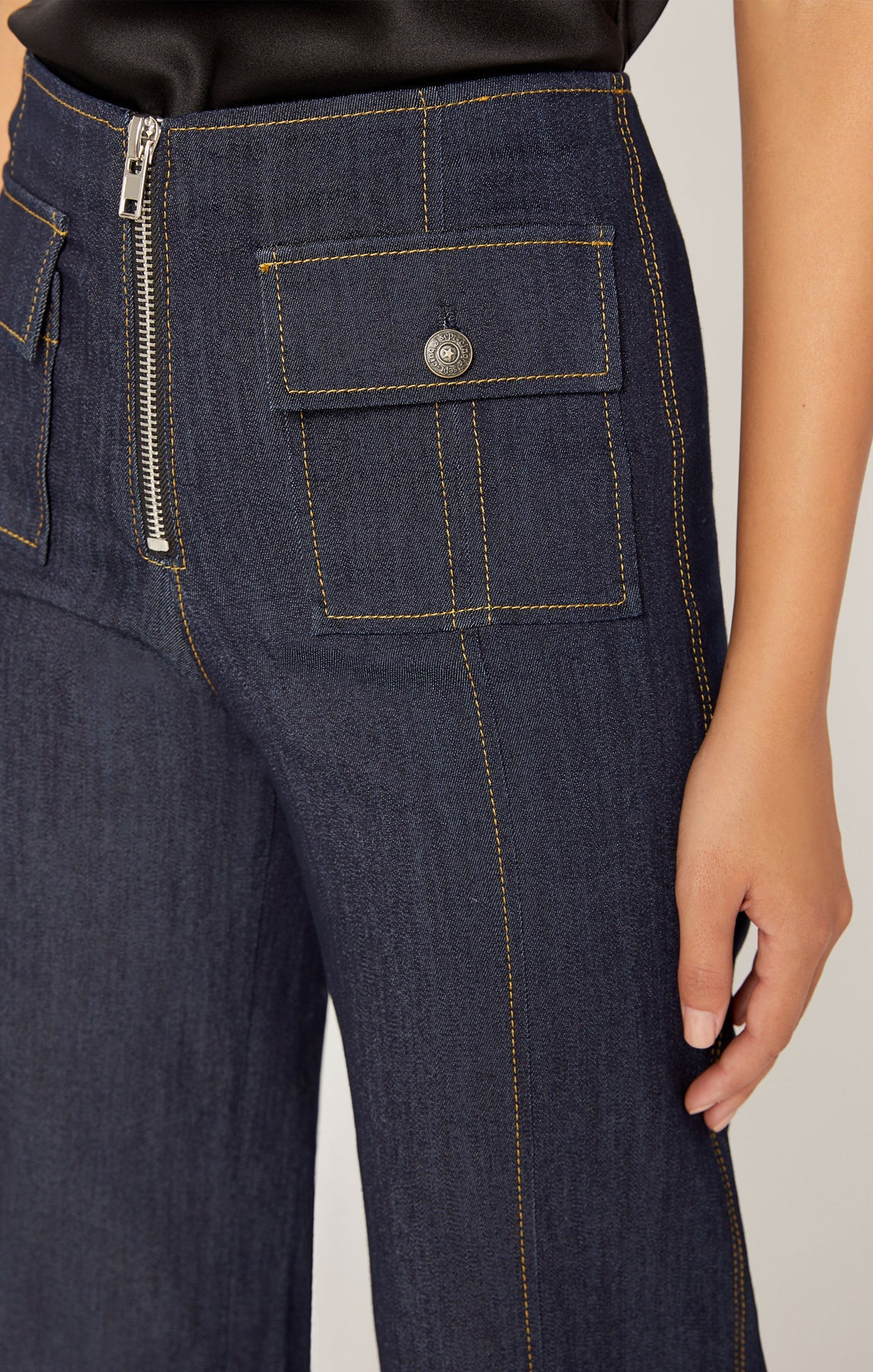 Long Azure Pant Indigo - Cinq à Sept