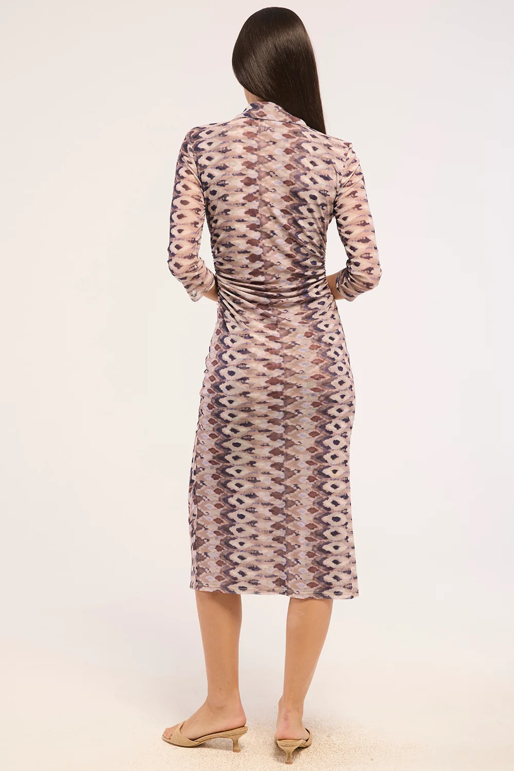 Renee Dress Serpentine Geo Mesh - MISA