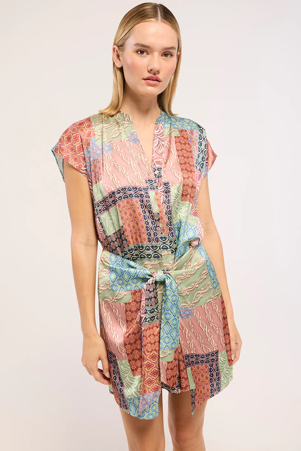Mika Dress Oasis Patchwork - MISA