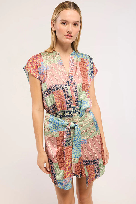 Mika Dress Oasis Patchwork - MISA