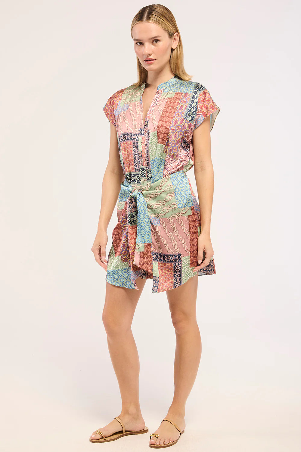 Mika Dress Oasis Patchwork - MISA