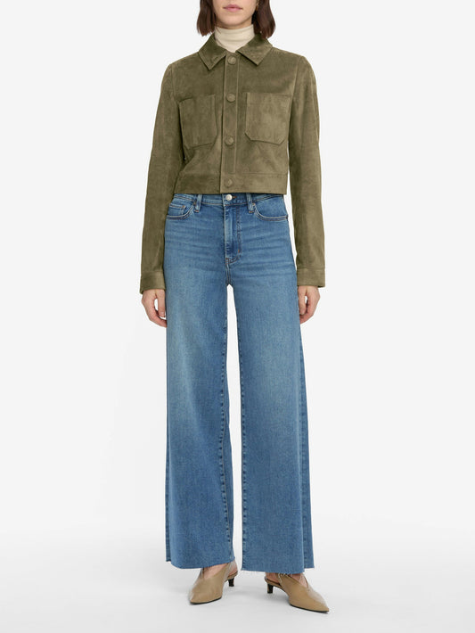 Le Slim Palazzo Flip Raw After - Frame