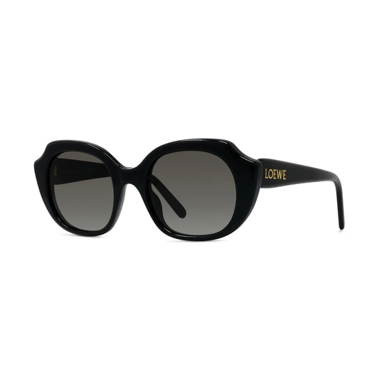 Slim Acetate Sunglasses Black - Loewe