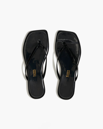 Square Toe Lily Sandal Licorice - TKEES