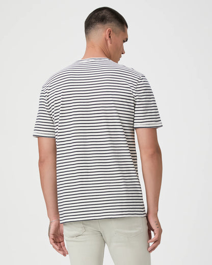 Ramirez Tee Marine Stripe Blue - Paige