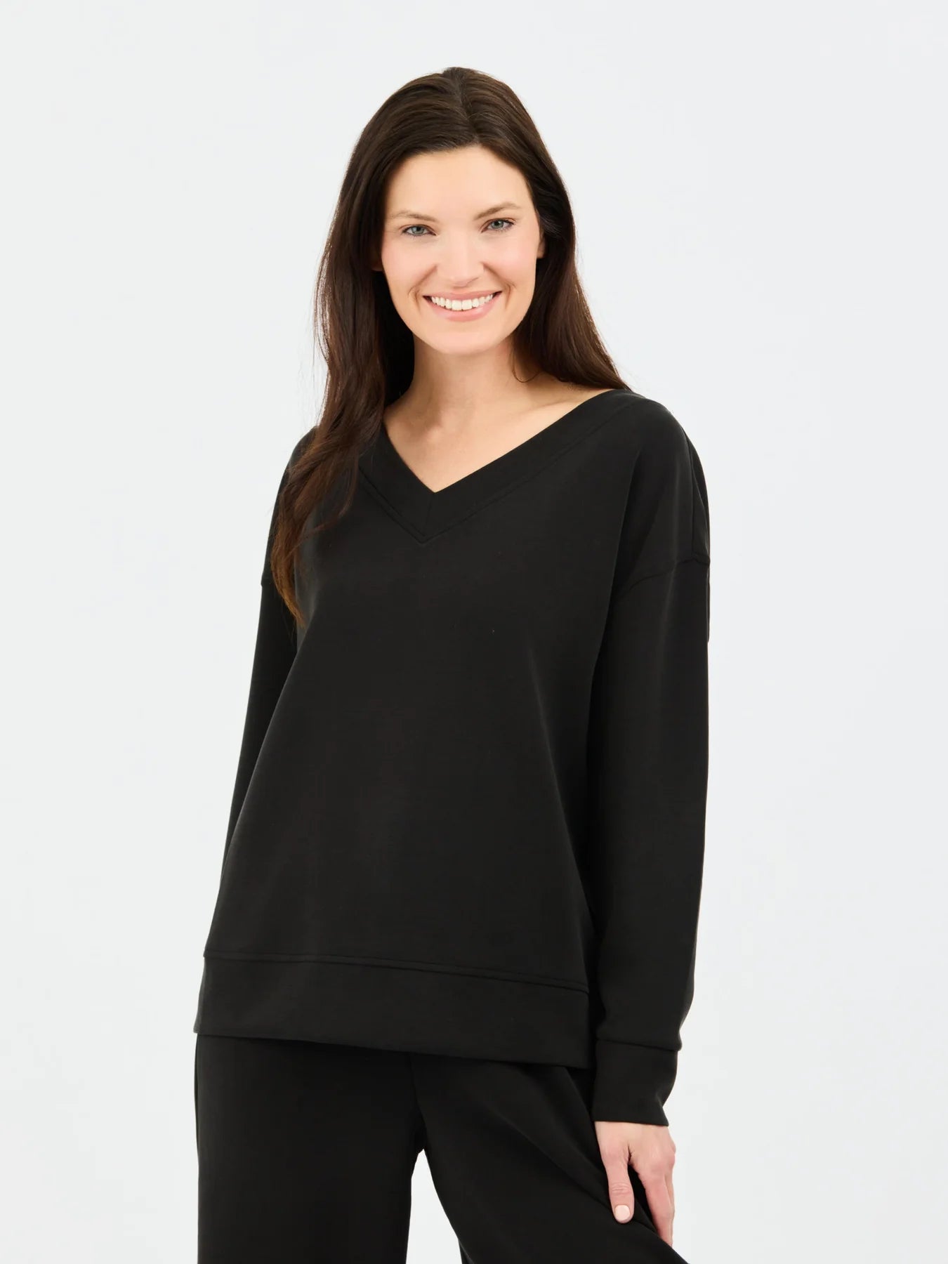 Hazel Top Black - Mary Square