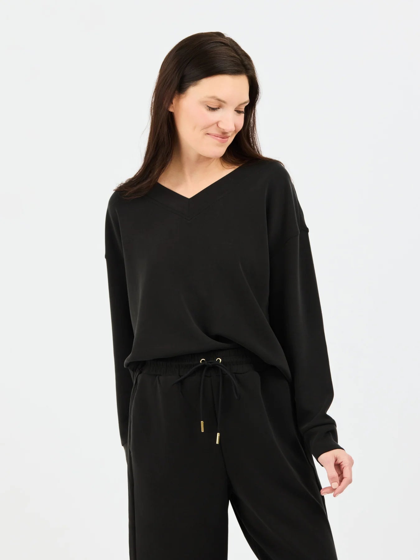 Hazel Top Black - Mary Square