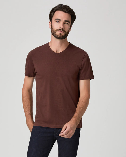 Restin V Neck Tee Malbec - Paige
