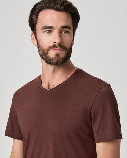 Restin V Neck Tee Malbec - Paige