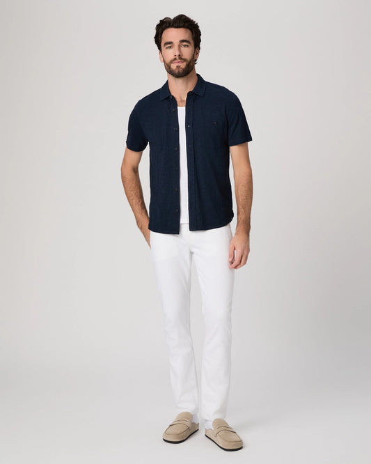 Transcend Federal 32" Slim Straight Jean Icecap - Paige