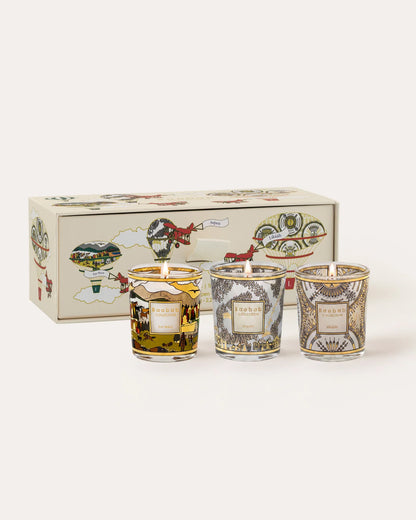 Trio Travel Candles Aspen-Likááh-Far West - Baobab Collection