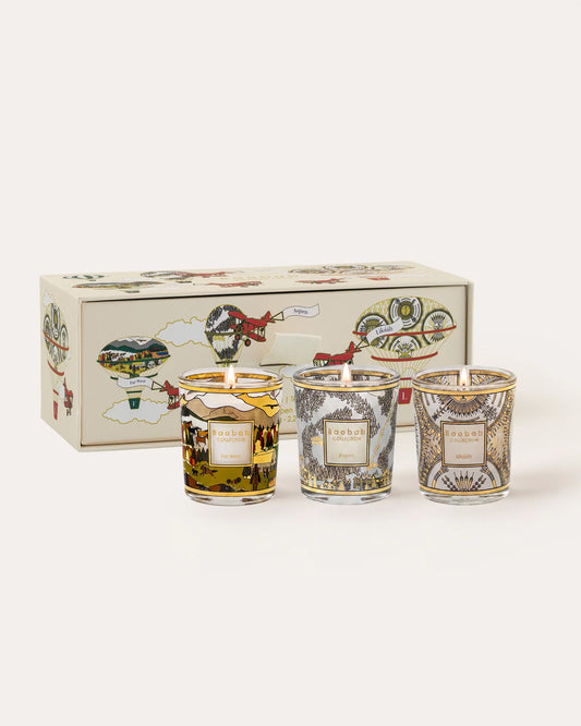 Trio Travel Candles Aspen-Likááh-Far West - Baobab Collection