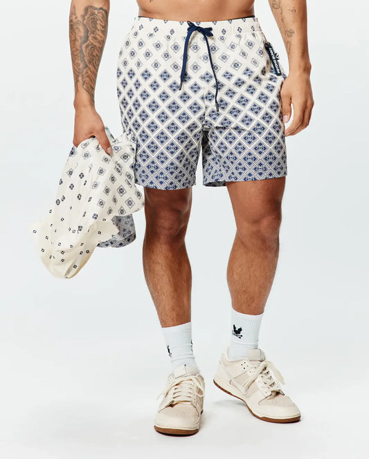 Tobias Swim Trunk Pristine - Psycho Bunny