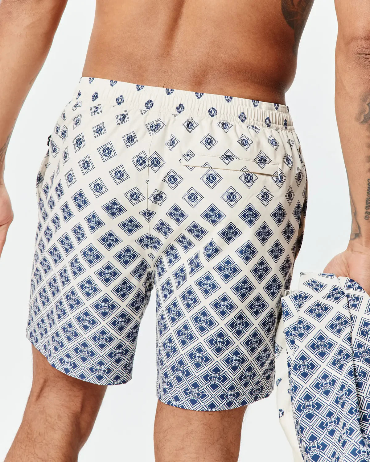 Tobias Swim Trunk Pristine - Psycho Bunny
