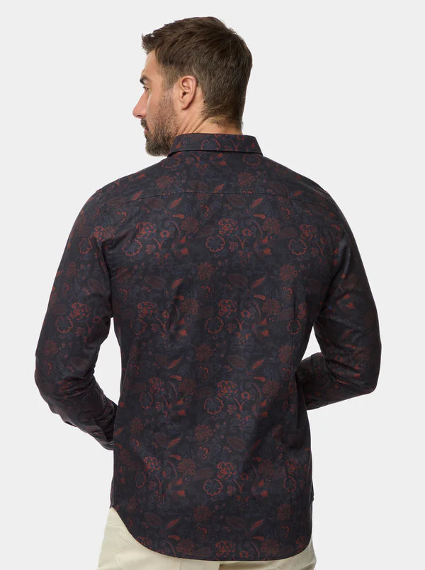 Andson Long Sleeve Button Down Shirt Navy - Robert Graham