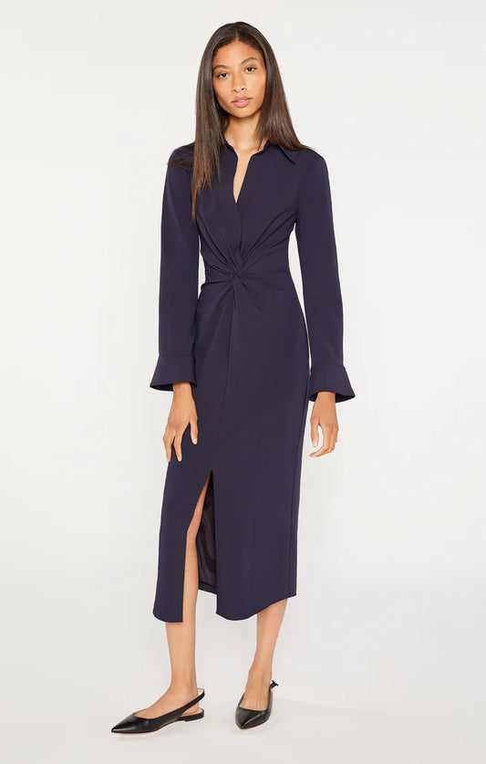 Midi Mckenna Dress Navy - Cinq à Sept