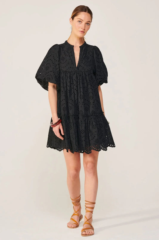 Cruz Mini Dress Black - Poupette St Barth