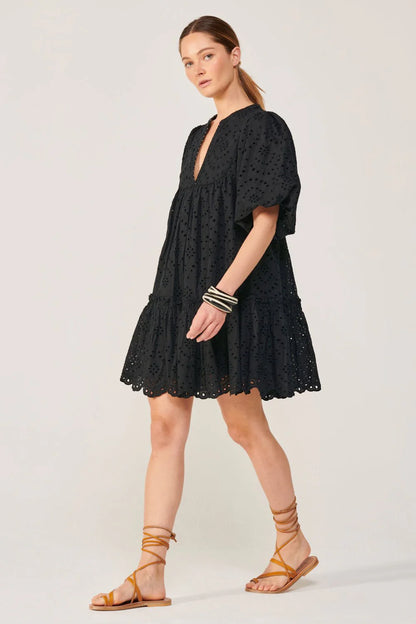 Cruz Mini Dress Black - Poupette St Barth