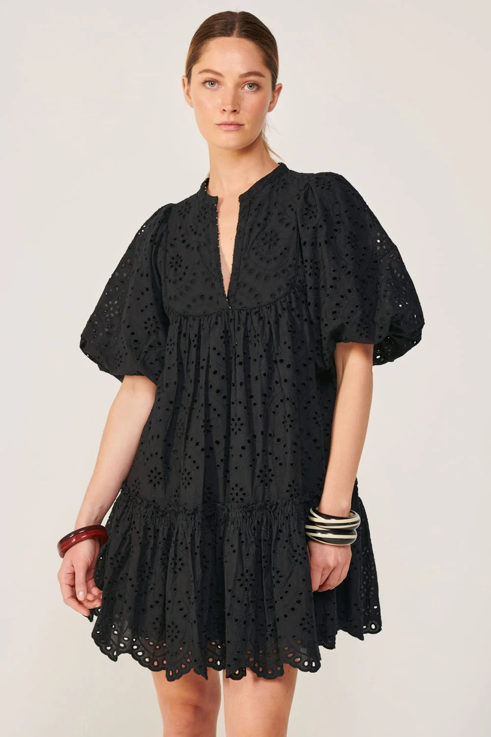 Cruz Mini Dress Black - Poupette St Barth
