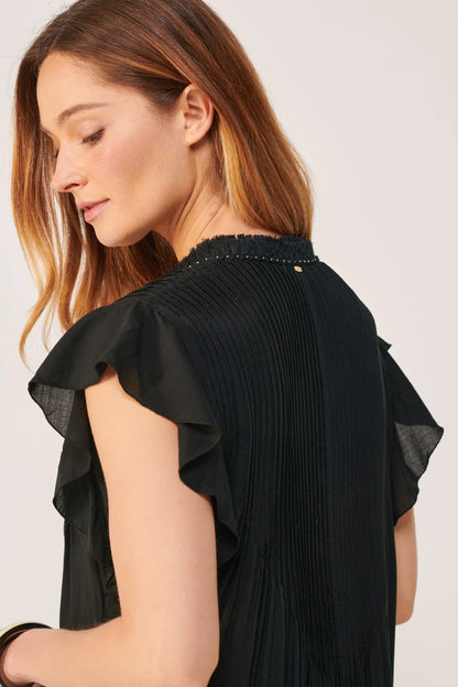 Sasha Mini Dress Black - Poupette St Barth