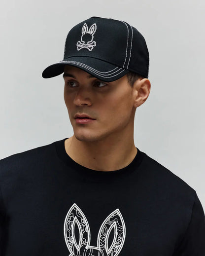 Oscar Trucker Cap Black - Psycho Bunny