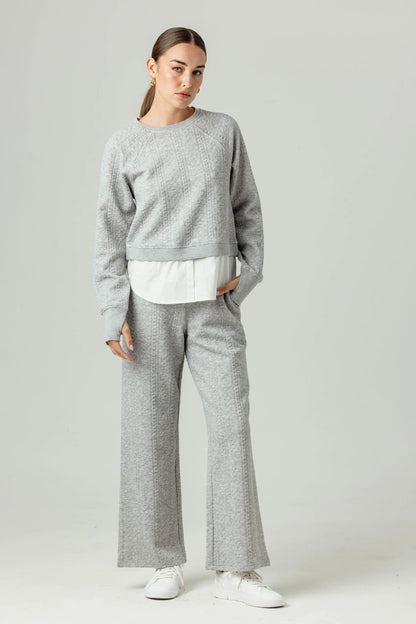 Arwen Pants Heathered Grey - Sundays