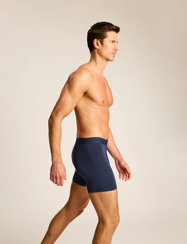 Essential Modal Relaxed Boxer Brief w/ Fly Dark Navy - Commando