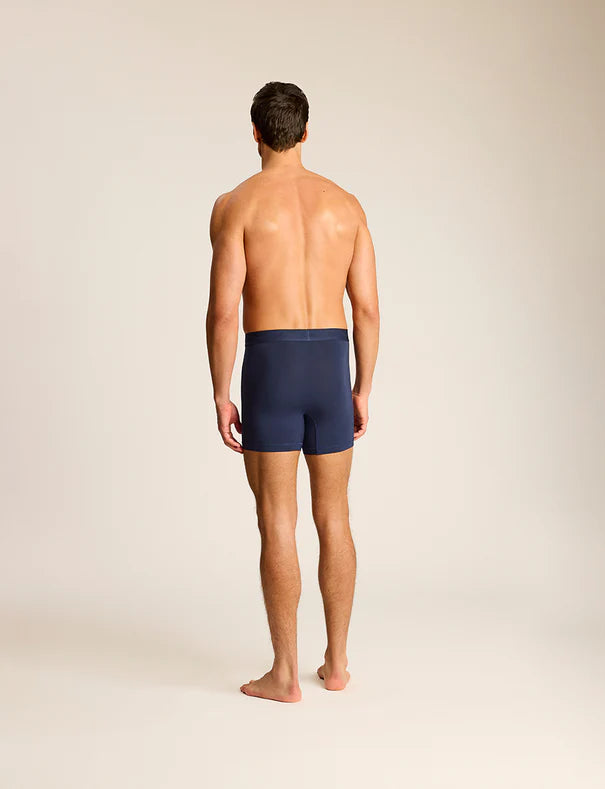 Essential Modal Relaxed Boxer Brief w/ Fly Dark Navy - Commando
