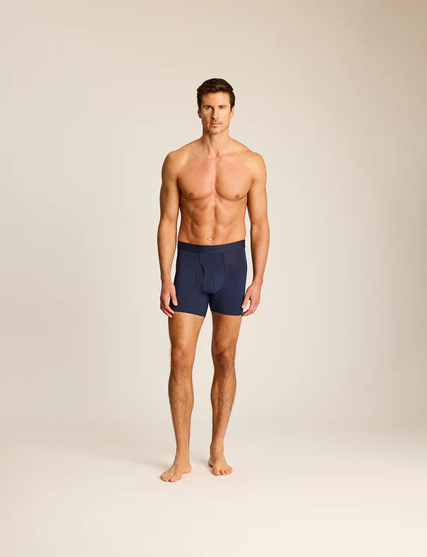 Essential Modal Relaxed Boxer Brief w/ Fly Dark Navy - Commando