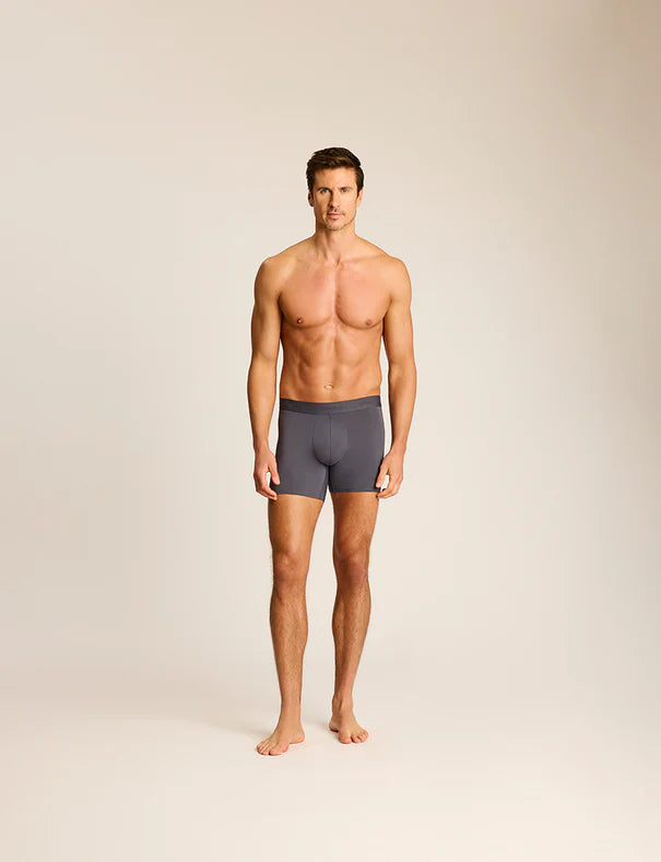 Essential Modal Modern Fit Boxer Brief 3-Pack Black/Dark Navy/Titanium - Commando
