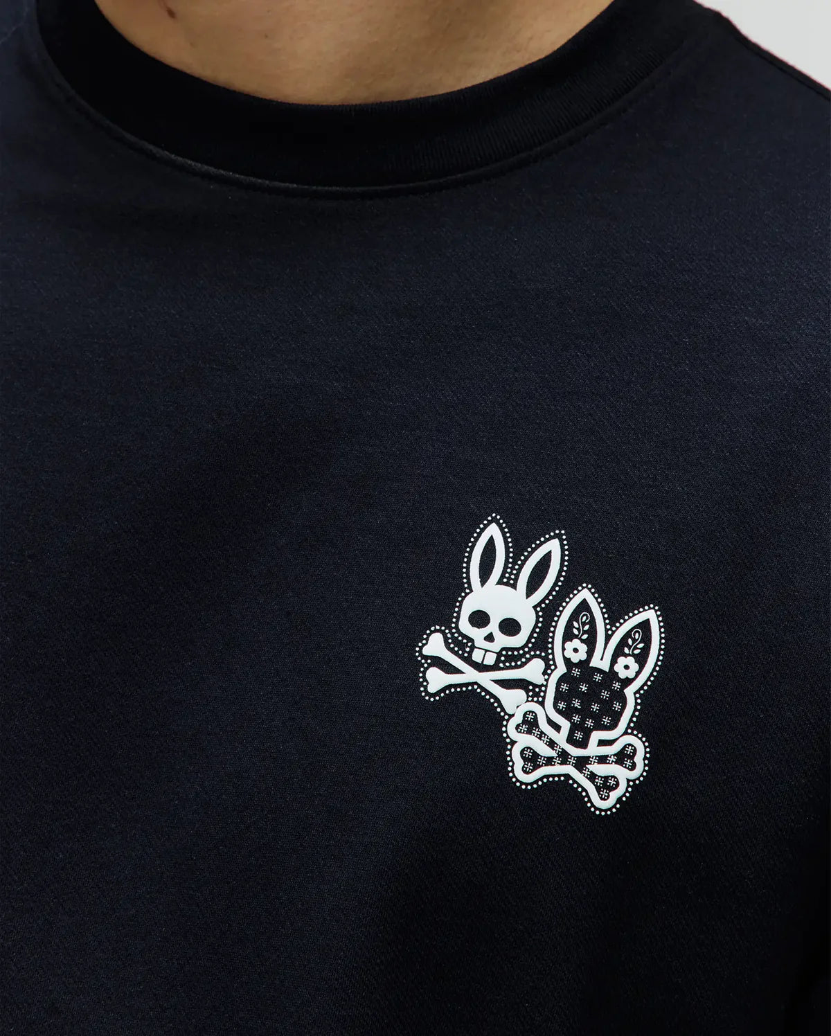 Luke Back Graphic Tee Black - Psycho Bunny