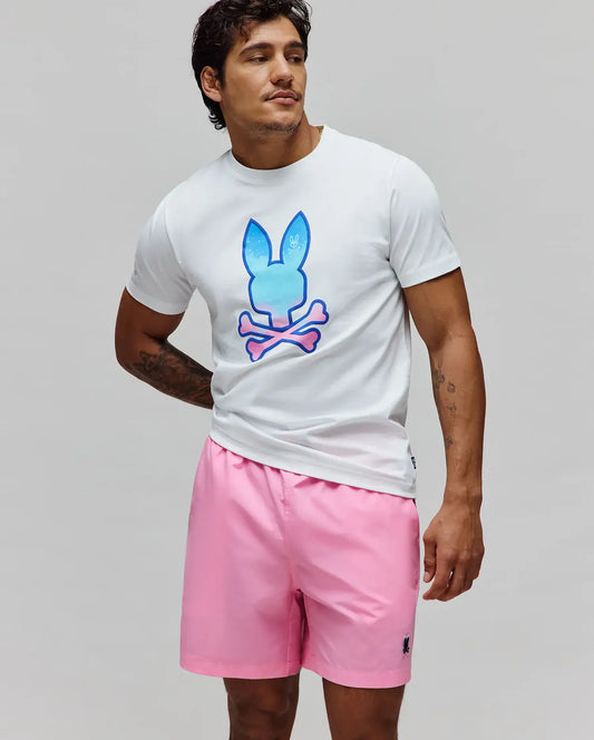 Caspian Graphic Tee White - Psycho Bunny