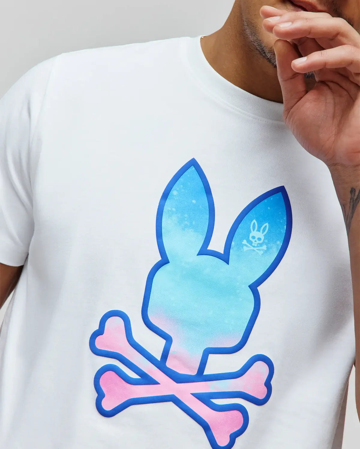 Caspian Graphic Tee White - Psycho Bunny