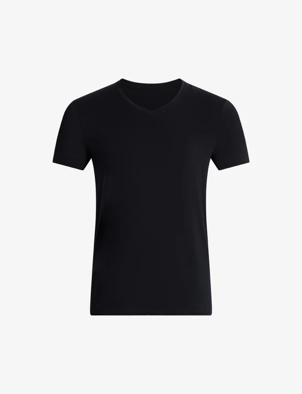 Essential Modal V-Neck Undershirt Black - Commando