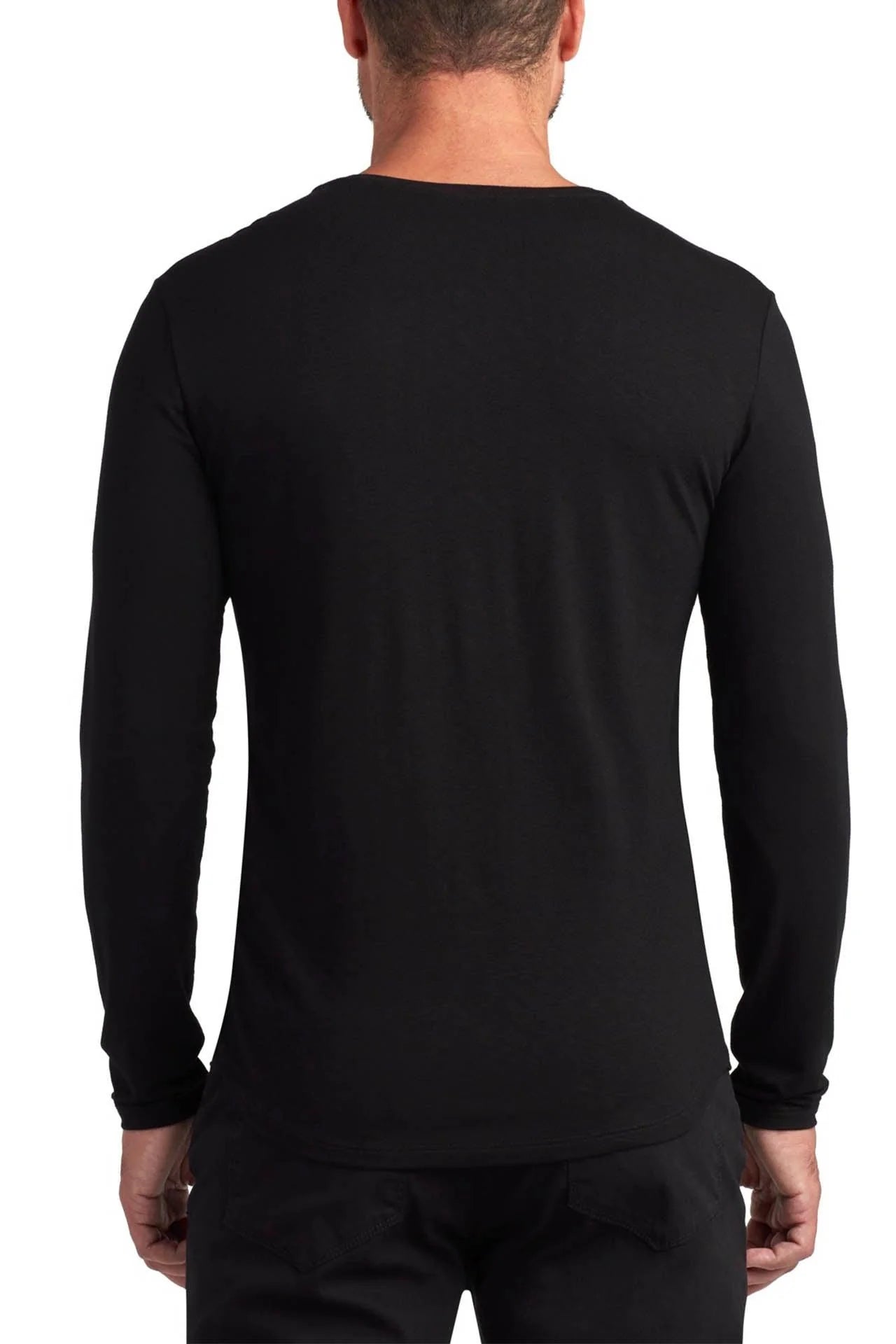 Dann Long Sleeve Shirt Noir - Monfrere