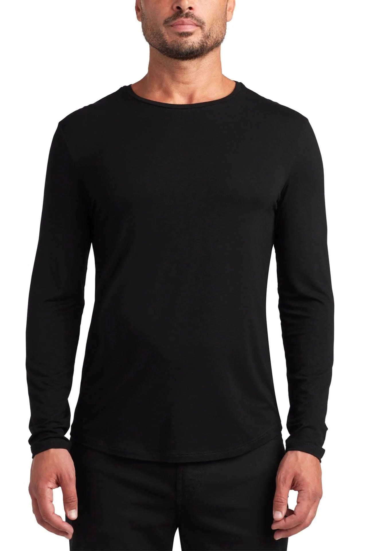 Dann Long Sleeve Shirt Noir - Monfrere