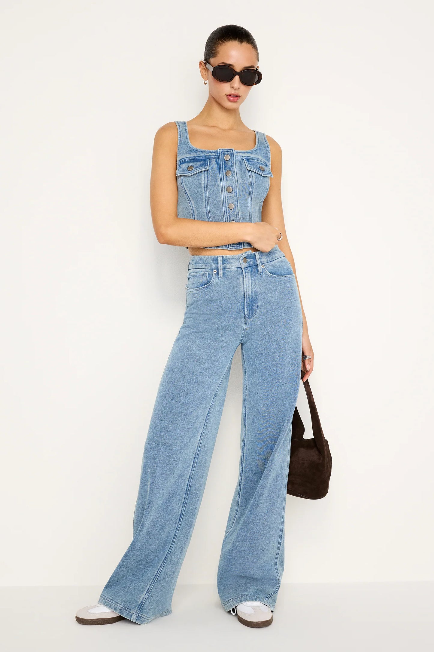 Jeanius Good Skate Sweatpants Indigo586 - Good American