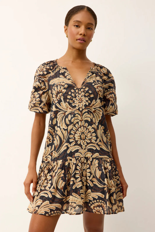 Greta Dress Tropez - Marie Oliver