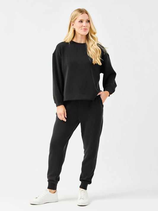 Cora Jogger Pants Black - Mary Square