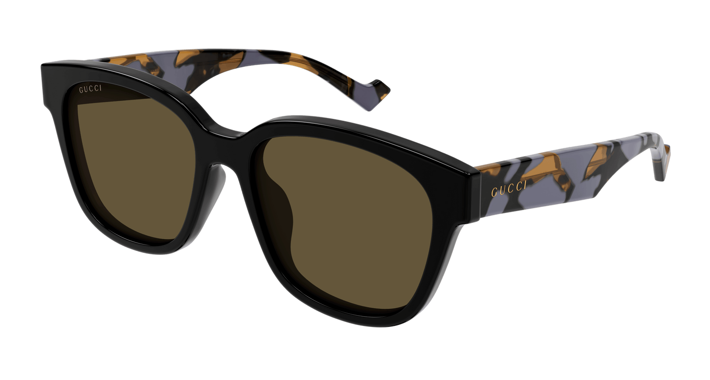 Men's Acetate Rectangle Sunglasses Havana - Gucci