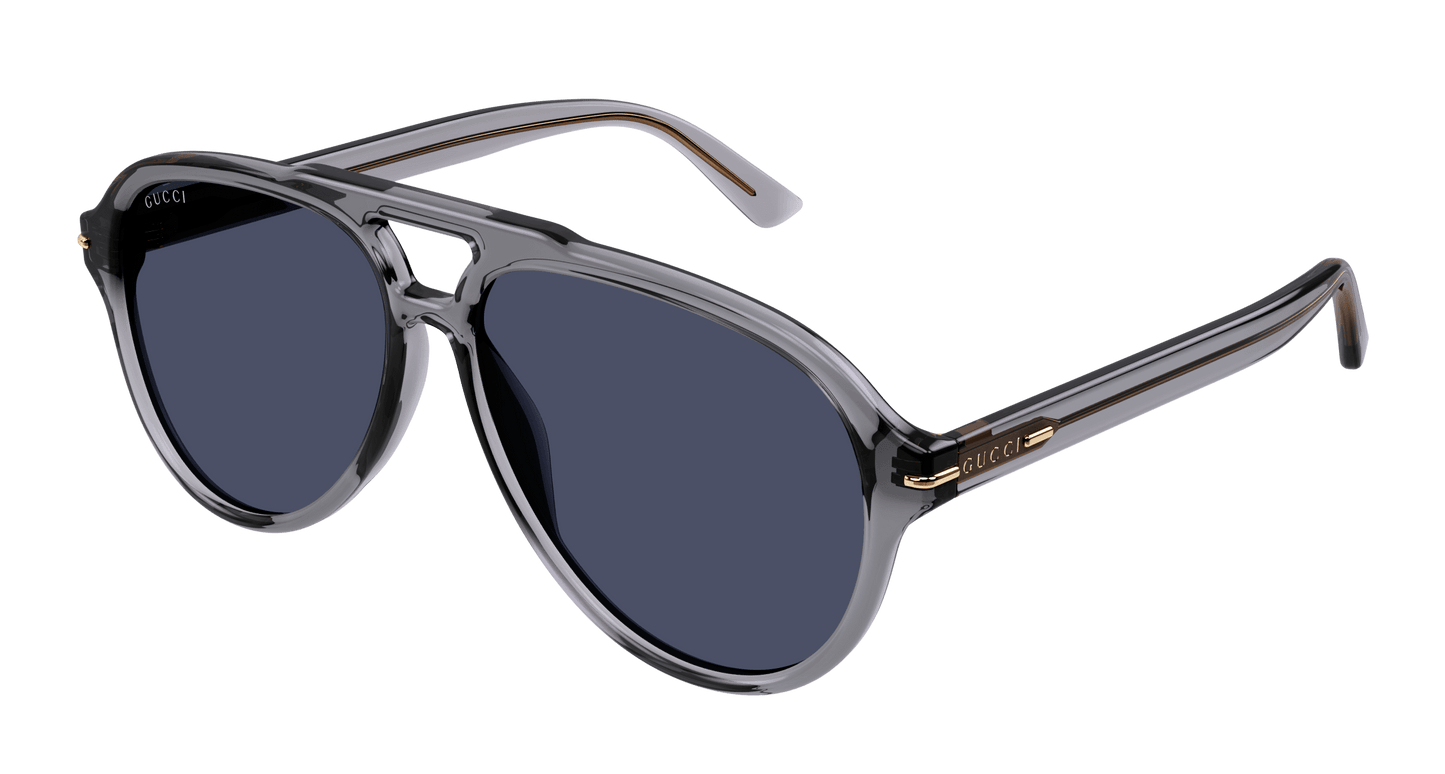 Men's Acetate Recycled Sunglasses Grey - Gucci