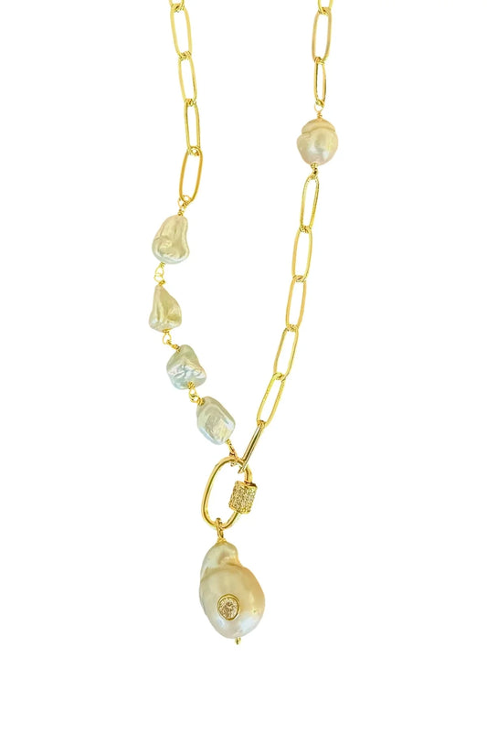 Baroque & Boujee Necklace Gold - Cimber Designs