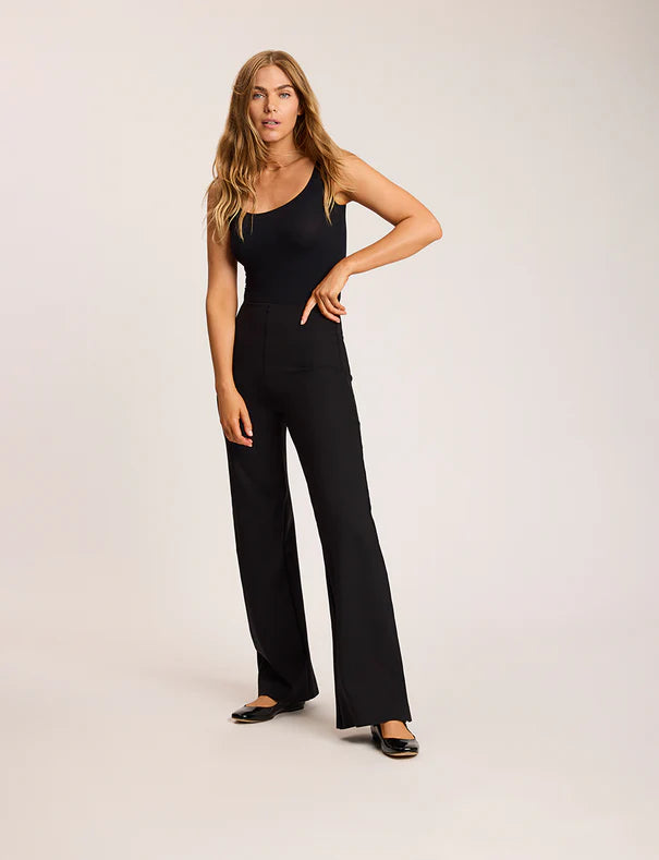 Neoprene Wide Leg Pant Black - Commando