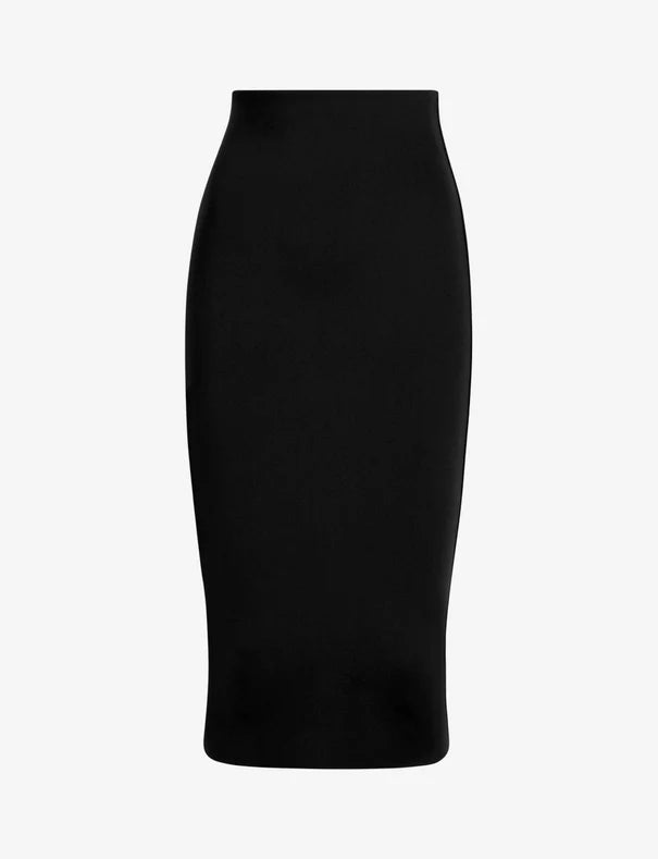 Neoprene CEO Midi Skirt Black - Commando